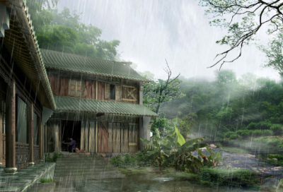 ​描写乡村风景的优秀作文200字（精选100篇）