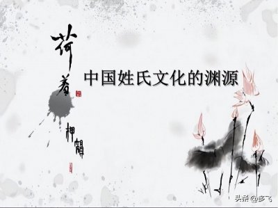 ​中国姓氏的起源和来历简要，姓氏起源于什么世家及发展