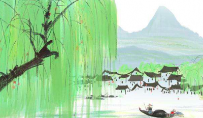 ​风景美衬托人美的句子