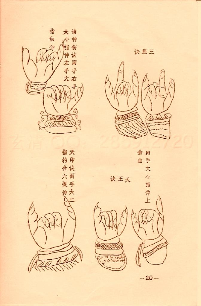 符咒类古籍《增补百决全图》