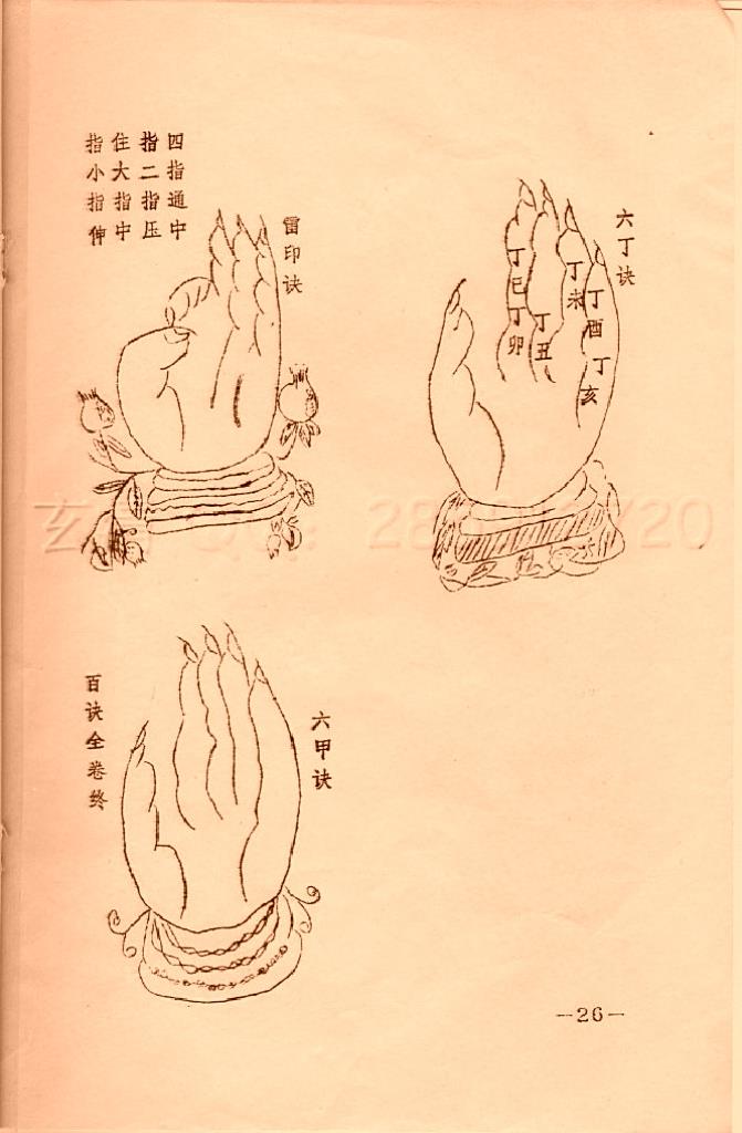 符咒类古籍《增补百决全图》