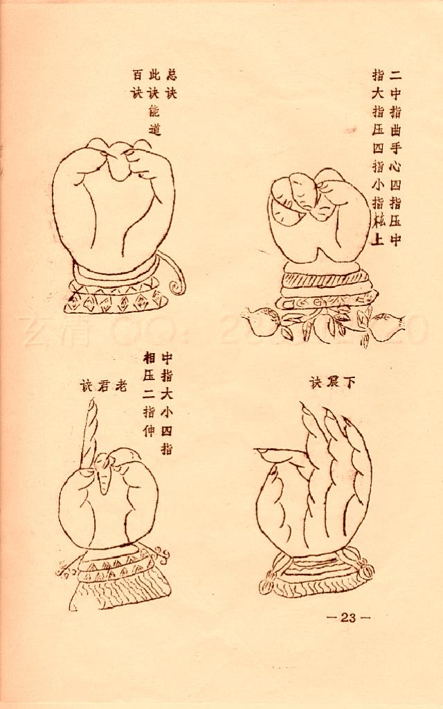 符咒类古籍《增补百决全图》