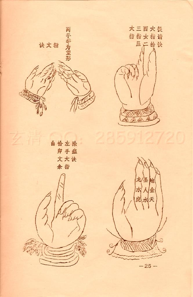 符咒类古籍《增补百决全图》