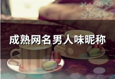 ​成熟网名男人味昵称(共216个)